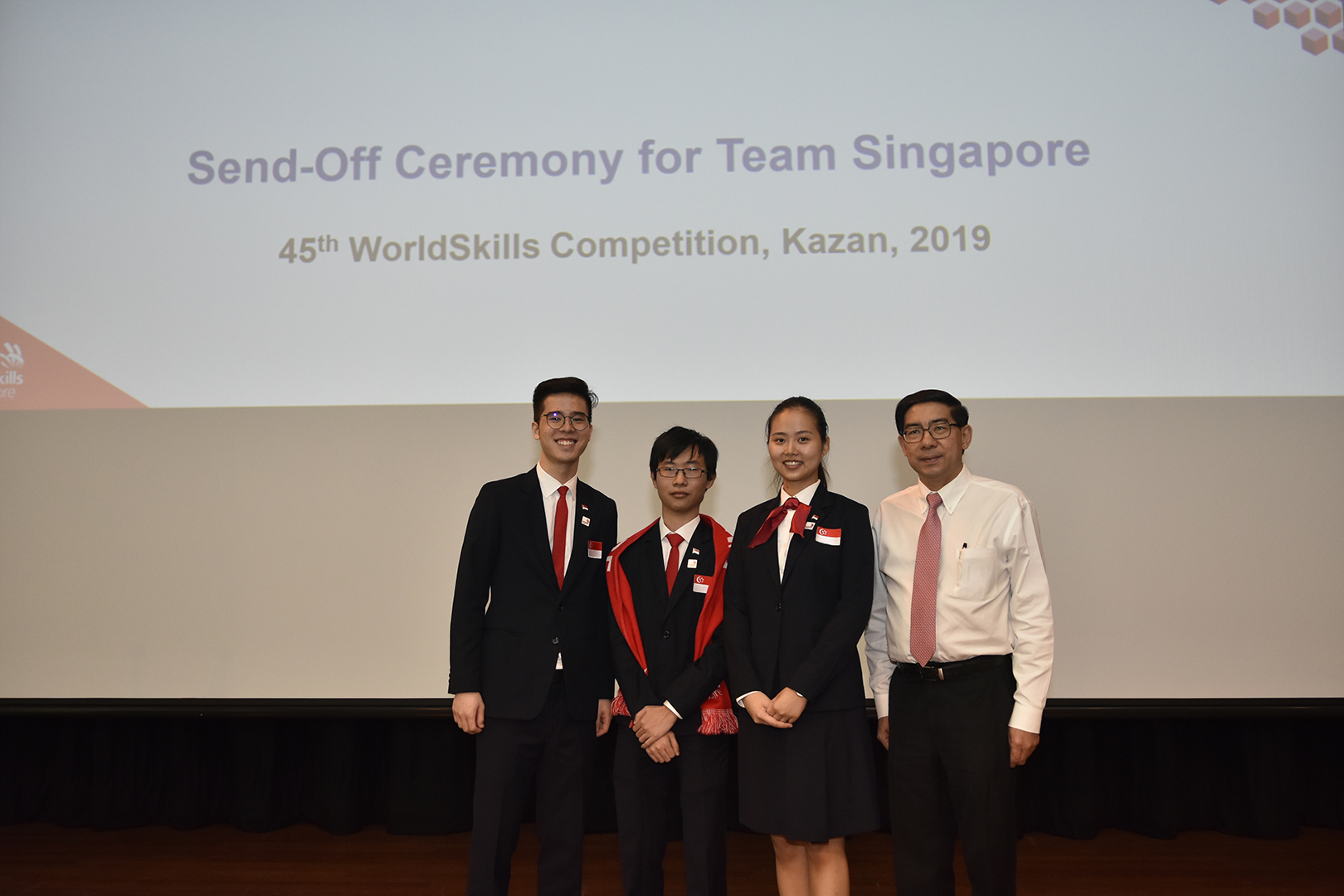 RP Principal / CEO with WorldSkills 2019 Competitors