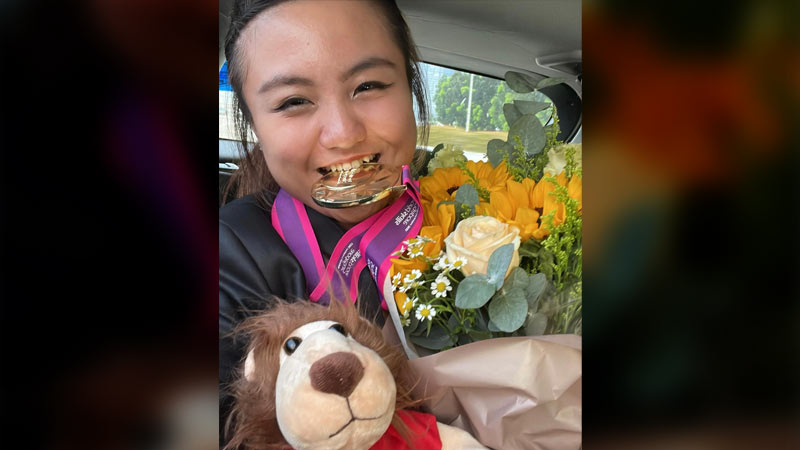 RP SOH student and WorldSkills Singapore Gold Medallist, Rachel Yu
