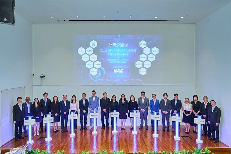 RP partners EDB and BMAC to launch the Talent Advancement Programme (TAP), preparing industry-ready professionals for Singapore’s biopharma sector.