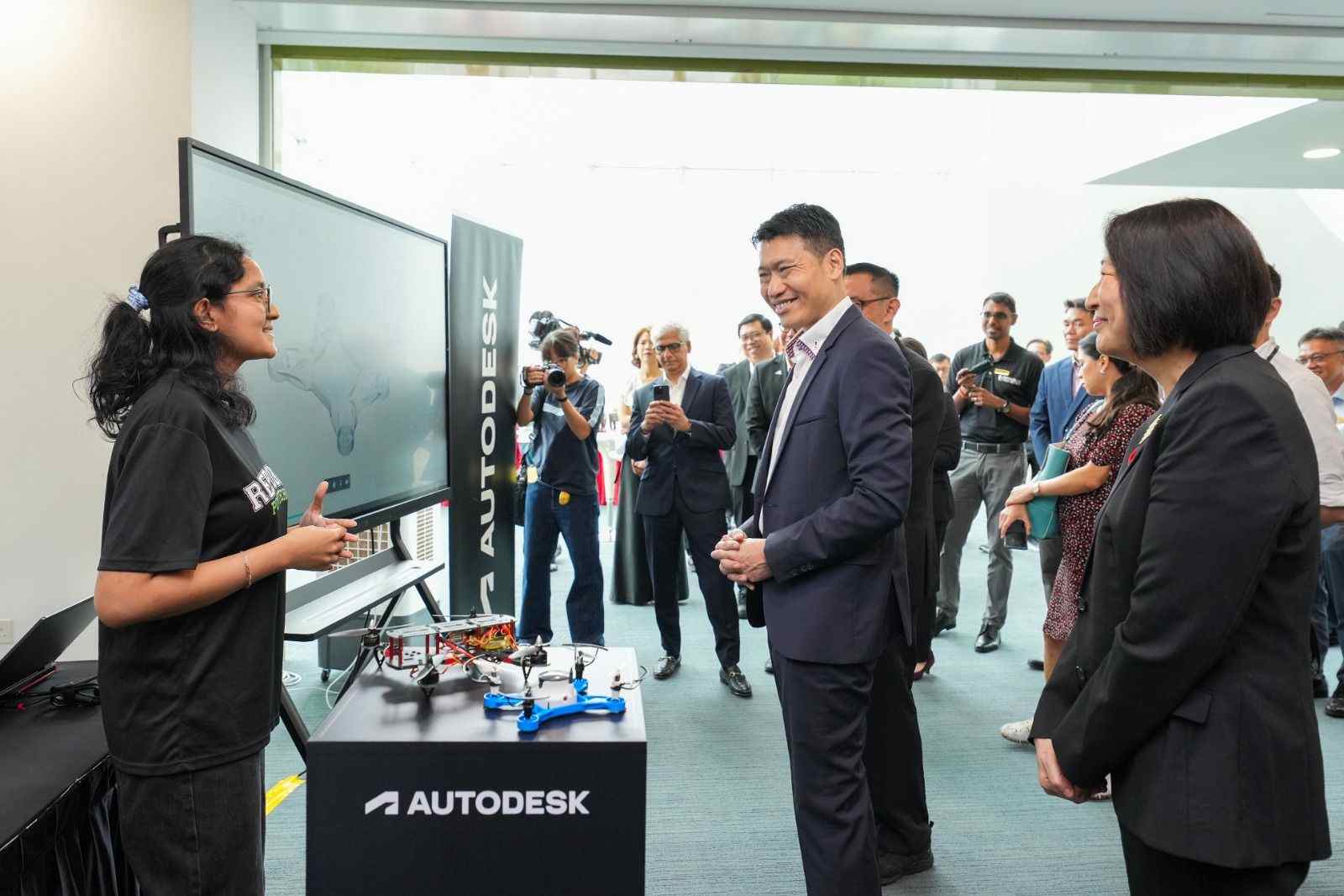 Mr David Neo at the launch of RP AI Strategy during Open House 2026