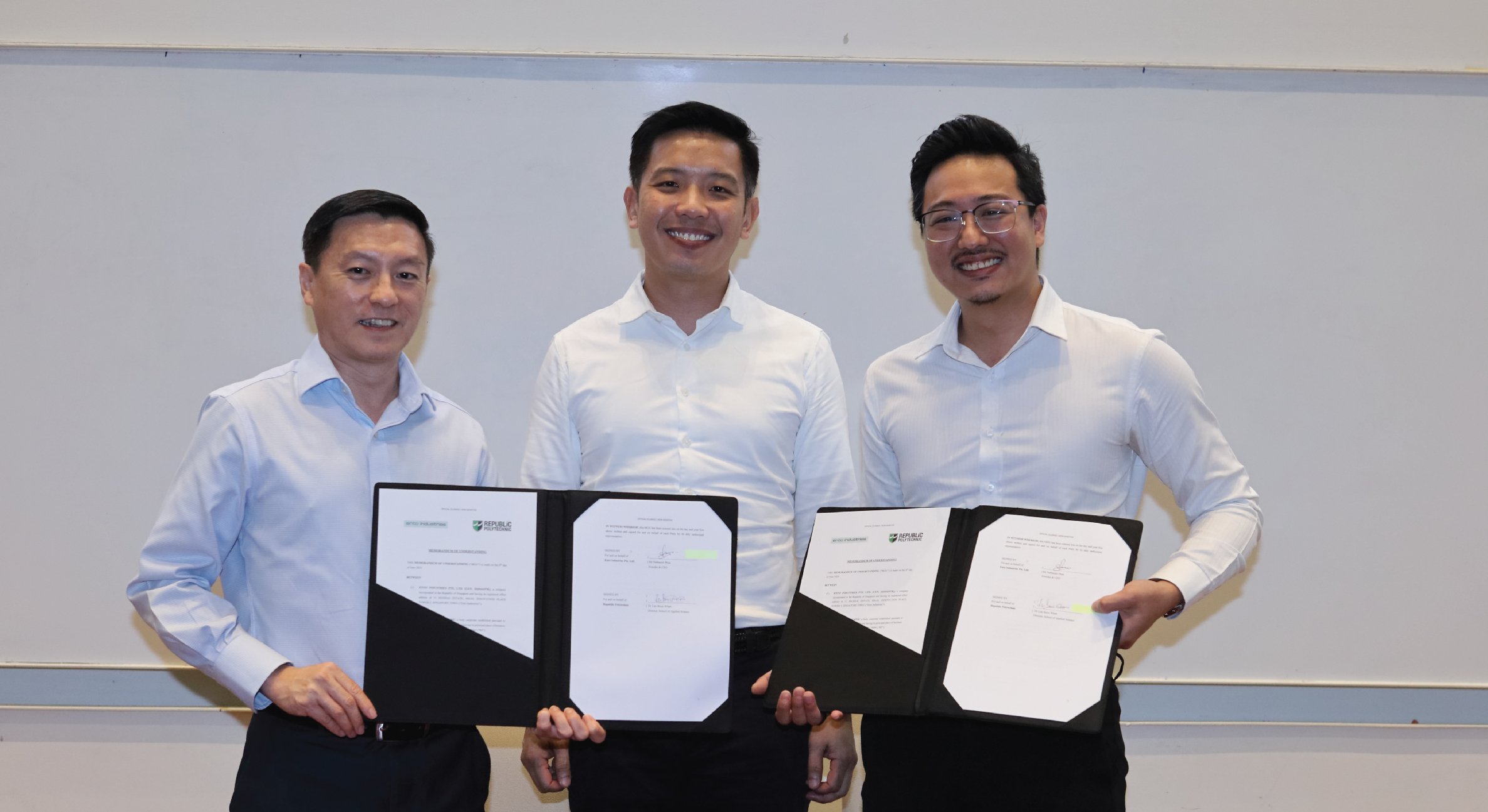 RP signs MOU with Ento Industries Pte Ltd