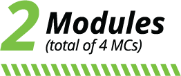 2 Modules (Total of 4 MCs)