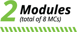 2 Modules 8 MCs