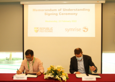 [382x273] An MOU was signed between RP and Symrise Asia Pacific Pte Ltd