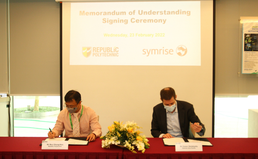 An MOU was signed between RP and Symrise Asia Pacific Pte Ltd