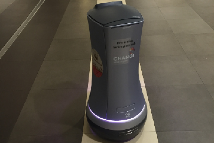 Service Robots at Changi Airport
