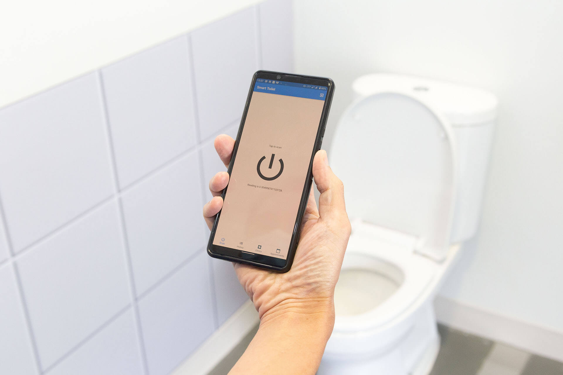 IGO Smart Toilet to Detect Diabetes and Acidosis