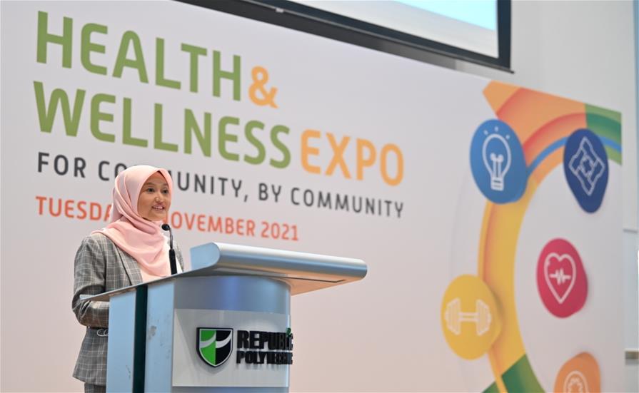The Guest-of-Honour for the Health & Wellness Expo was Madam Rahayu Mahzam, Parliament Secretary for the Ministry of Health.