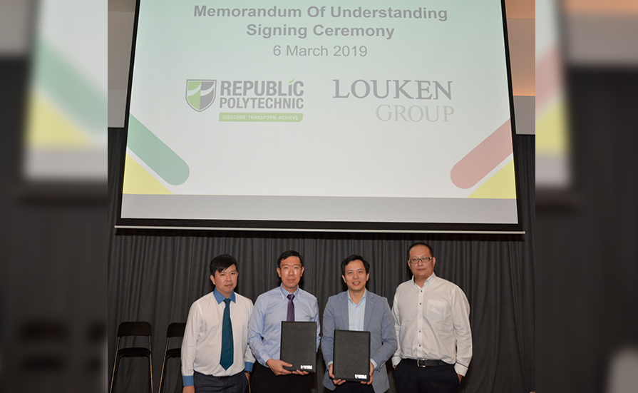 An MOU was signed between RP and Louken Group.