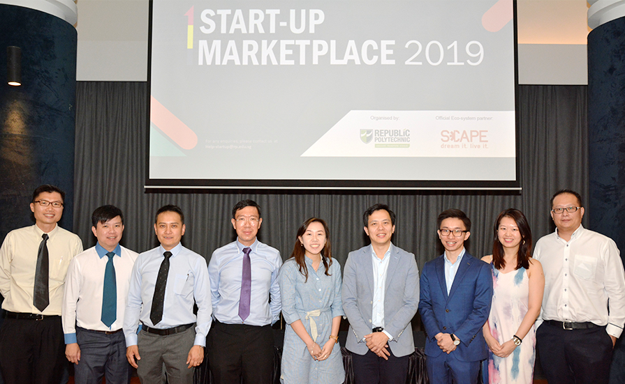 Start-Up Marketplace 2019 provided Singapore-based start-ups from RP a platform to network with key stakeholders.