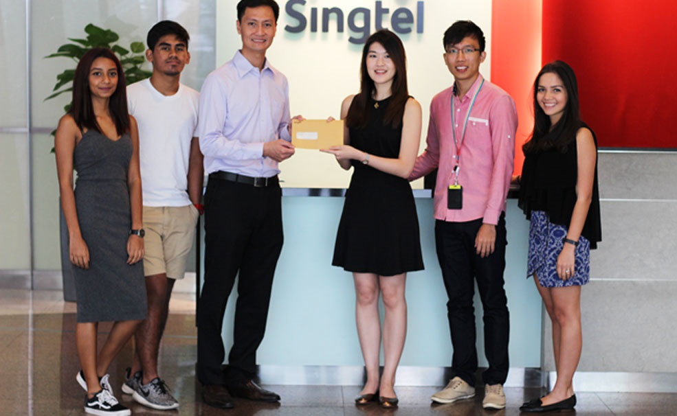 DMC students win SingTel video contest, donate winnings to needy students 
