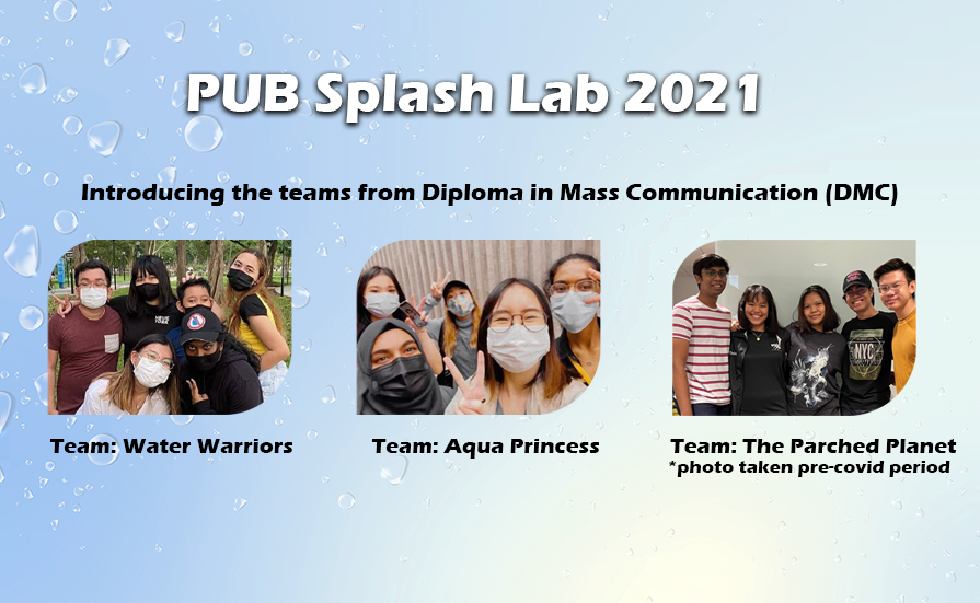 Introducing the teams from Diploma in Mass Communication (DMC)