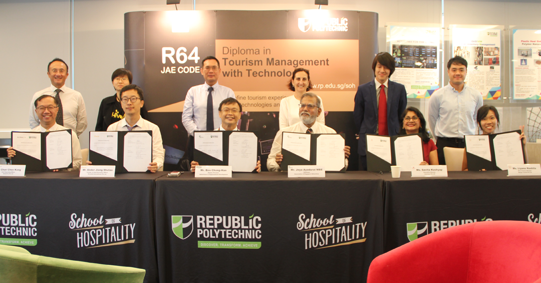 An MOU was signed between RP and the Association of Singapore Attractions, GlobalTix, Hiverlab, Journeys Pte Ltd and Woopa Travels.